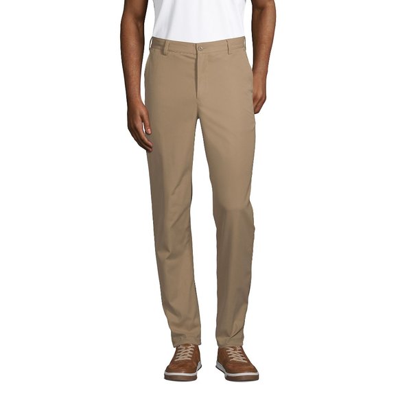 Lands' End Pants Lands End Mens Active Chino Pants Khaki M4 Nwt Poshmark